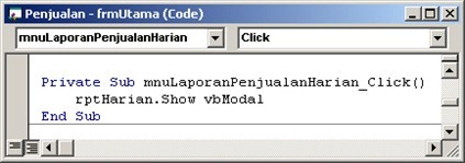 12b - Source Code mnuCetakLaporanHarian 1 12b - Source Code mnuCetakLaporanHarian 1