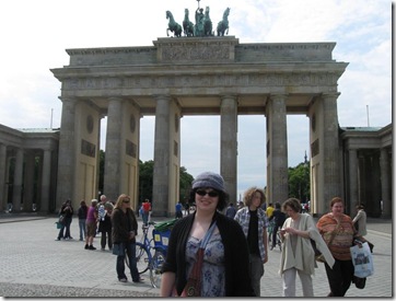Regina at Brandenburg Gate