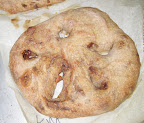 The baked fougasse.