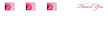 Pale Pink Gerbera 8 Thank You Note