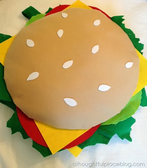 Cheeseburger Halloween Costume - A Thoughtful Place