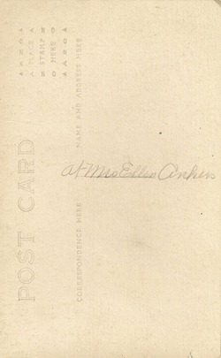 Postcard At Mrs Ellen Ankers ML Antiques Erhard back Postcard At Mrs Ellen Ankers ML Antiques Erhard back