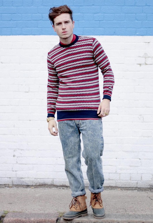 Vintage 80’s Skinny Fir Lambswool Ski Jumper, £35, Sam Greenberg Vintage Vintage 80’s Skinny Fir Lambswool Ski Jumper, £35, Sam Greenberg Vintage