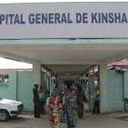 Entrée principale de l'Hôpital général de Kinshasa.