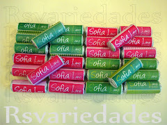 Balinha
    : R$1,20 unid (min. 40 unids).
     : Cento: R$110,00.
    : Pedidos em múltiplos de 20 (40, 60, 80, 100, etc.).
    : Utilizamos a balinha Mini-mentos 5 unids.