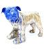 Bronze cloned Bouly with blue head