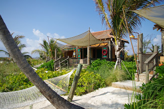 You can see the Cabanas are separated by vegetation.