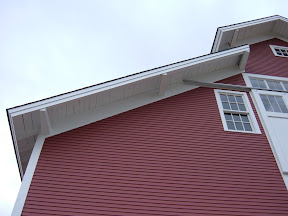 All plates extended past the gable to form the overhang.