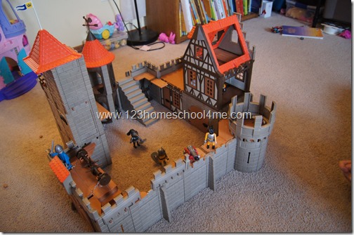 Playmobil Castle Play for Homeschool Medieval History Unit Playmobil Castle Play for Homeschool Medieval History Unit
