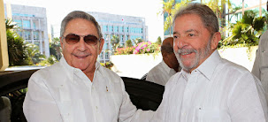 Raúl Castro e Lula em Cuba