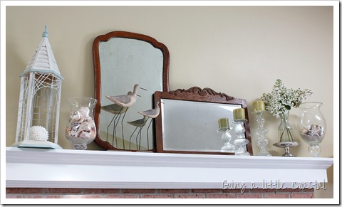 coastal summer mantel coastal summer decorations mantel