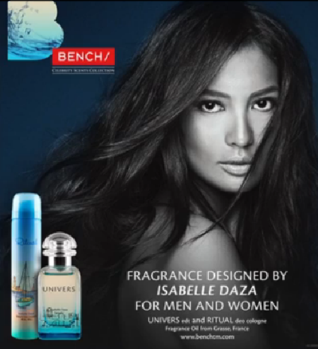 Isabelle Daza for Bench Celebrity Scents