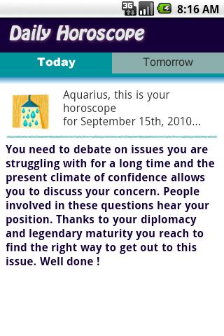 Aquarius Daily Horoscope