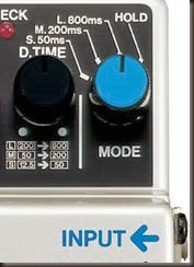 Boss DD-3 - MODOS - tamanho da repetição Boss DD-3 - MODOS - tamanho da repetição
