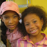 Escarlet and Neifi were pretty in pink