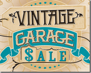 Vintage garage sale