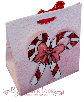 Candy Cane digi Stamp - Platypus Creek Digital - Christmas Treat Box 2