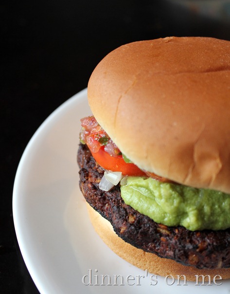 black bean burger