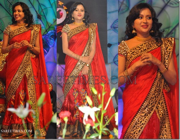 Suma_Red_Saree