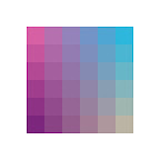 color palette 25, 2012, digital c-print (single edition), 40 x 40 in.
