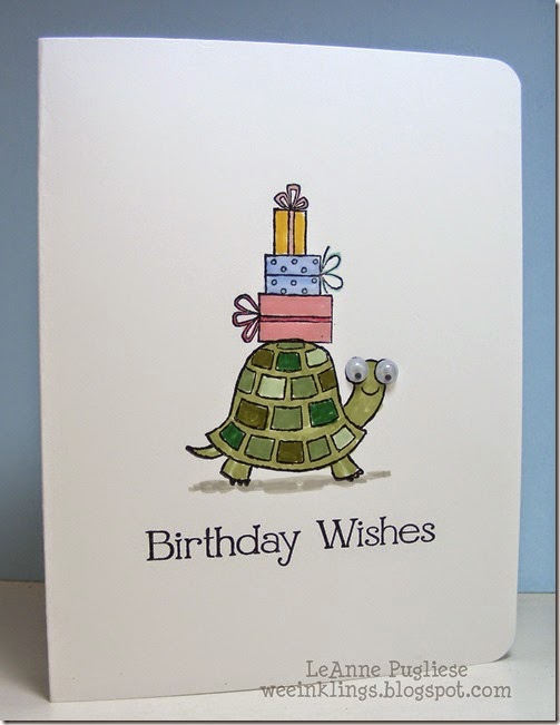 LeAnne Pugliese WeeInklings Paper Players 209 Turtle & Company Stampin Up Birthday