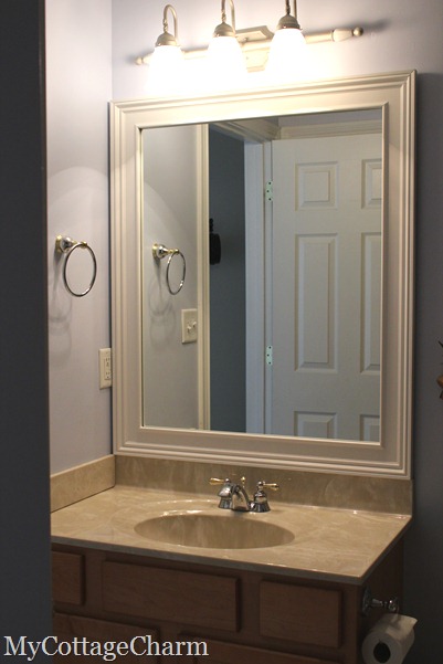 How to Add Molding to Mirrors