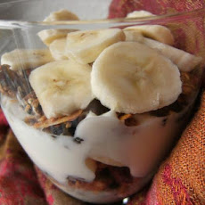 Yogurt, Granola and Bananas