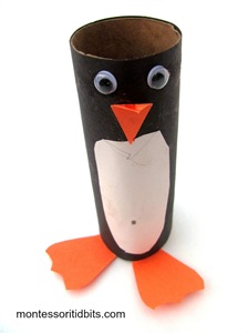 penguin TP toilet paper loo roll craft