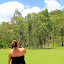 Natalie Tosses Her First Boomerang - Oak Beach, Australia