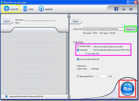 WinX Blu-ray Decrypter