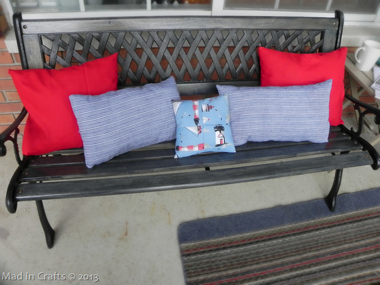 Porch with Pillows Porch with Pillows