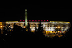 Victory Square, from my balcony, on the night I arrived.