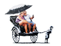 Banksy - Carro de Duas Rodas