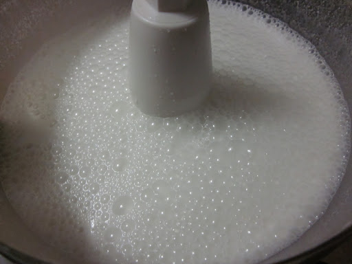 This milk is creamy and opaque, but you can add more water if you like a lighter body. This recipe makes enough to fill your 32oz jar plus one glass leftover.  Chill before drinking.