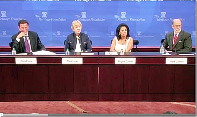 Chris Plante, Clare Lopez, Brigitte Gabriel & Frank Gaffney