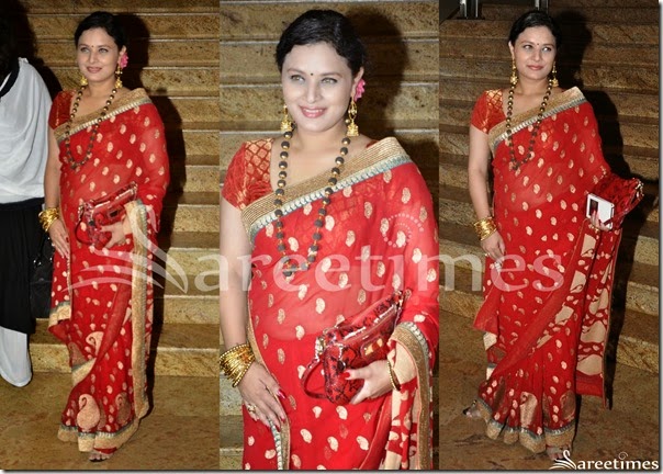 Red_Embellished_Saree Red_Embellished_Saree
