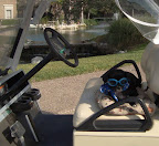 And here is Sophia, lady of leisure, out for a round of golf on a warm Texas afternoon. And here is Sophia, lady of leisure, out for a round of golf on a warm Texas afternoon.