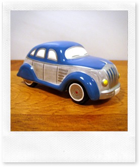 vintage car figurine