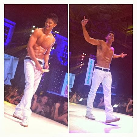 @philippinestar Rayver Cruz teased the screaming crowd with a 'fruit' #cosmocenterfolds2013 #cosmo69 #cosmobachelorbash2013