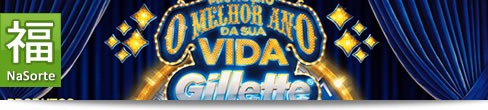 Promo&ccedil;&atilde;o Gillette O Melhor Ano da Sua Vida
