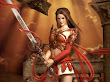 Magic Great Sword And Girl