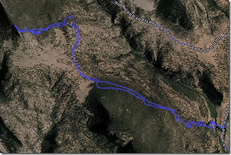 Alder Bench Hike Route