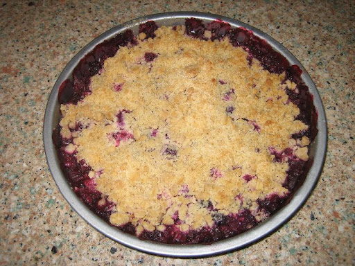 Crumble in the Round... delicious!!! Thanks Jill!