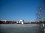 Panoramic view to Opera House by Töölönlahti bay Panoramic view to Opera House by Töölönlahti bay