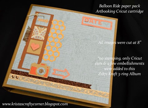 Kraft album_Balloon Ride_Artbooking_cover DSC_1228 Kraft album_Balloon Ride_Artbooking_cover DSC_1228
