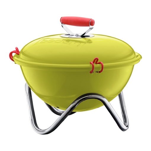 These Bodum grills come in a variety of cool colors, which will add spice to your outdoor space. (bodum.com) These Bodum grills come in a variety of cool colors, which will add spice to your outdoor space. (bodum.com)