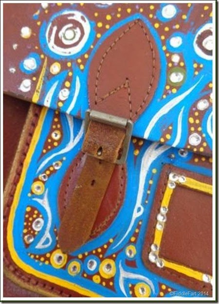Handpainted satchel 4