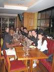 Committee relaxing after a long weekend