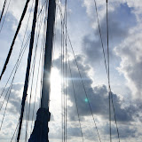 Sailed on the Luka sailboat from Cartegena, Columbia to Portabella, Panama. Our captain had sailed solo, non-stop, around the world, against the wind. it took 13 months and he is in the guiness book of world records 2011-09-09 Sailing Columbia to Panama