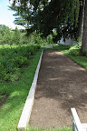 I want to practice playing bocce.  This court measures sixty feet long.  This will be a good challenge.